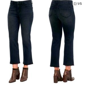 Democracy Women's “Ab” Solution High Rise Black Jeans